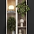 Versatile Modular Bookcase Cabinet 3D model small image 3