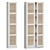 Scandinavian Bamboo Bookcase IKEA 3D model small image 1