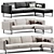 Modern 8 Sofa by Cassina 3D model small image 3