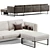 Modern 8 Sofa by Cassina 3D model small image 4