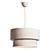 Modern Zales Drum Pendant in Corona 3D model small image 3