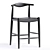 Minimalist Chic Maja Counter Stool 3D model small image 1