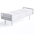 Modern Leather Bench for Entryway 3D model small image 3