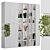 Versatile Rack & Bookcase Set 3D model small image 3