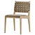 Elegant Dunham Dining Chair Set 3D model small image 3