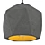 Vintage Cement Pendant Light 3D model small image 2