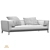 Idealbeds BLISS Sofa Bed 3D model small image 4