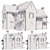 Gothic Mansion Model - Arch Viz 3D model small image 6