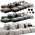 Mags Soft Sofa Combo Set 3D model small image 5