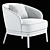 Luxury Domkapa RUTH Armchair Design 3D model small image 7