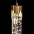 Elegant Crystal Pendant Lighting 3D model small image 8