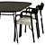 Expandable Milian Table Falconera Chair 3D model small image 4