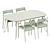 Expandable Milian Table Falconera Chair 3D model small image 5