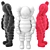 KAWS Chum 3D Model Collection 3D model small image 8