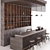 Industrial Style Bar Counter 3D model small image 5