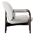 Stylish Bonaldo Cross Lounge Chair 3D model small image 3