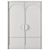 Modern Entry Door Set 46 3D model small image 3