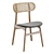  Stylish Rattan Dining Chair 3D model small image 8