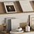 Modern Interior Decor Set - 32 3D model small image 2