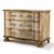 Luxury Gustave III Chest Drawers 3D model small image 1