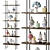 MezzoCollection Martin 2 Bookcase Display 3D model small image 7