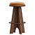 Sleek Ojai Barstool: Exceptional Design 3D model small image 1