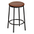 Modern Chic Circa Counter Stool 3D model small image 2