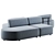 Inclass Entropy Modular Sofa 3D model small image 3