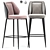 Marcello Faux Bar Stool Set 3D model small image 1