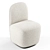 Seamless Textured Compact Dining Chair 3D model small image 4