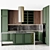 Transformable Neoclassic Kitchen Set 3D model small image 2