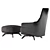 Ergonomic Contemporary KAORI Armchair 3D model small image 11