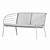 Modern Outdoor Lounge Sofa by BoConcept 3D model small image 6