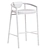 Modern Outdoor Teak Bar Stool 3D model small image 7