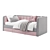 Dual Crib with Customizable Bedrails 3D model small image 1