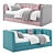 Dual Crib with Customizable Bedrails 3D model small image 3