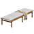 Elegant Neuf Daybed, Versatile Beauty 3D model small image 1