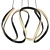 Sleek Euphoria LED Pendant Light 3D model small image 1