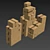 Polygon Textured Cardboard Box Model 3D model small image 5