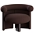 Premium Meridiani Jeanette Armchair: New 2024 Collection 3D model small image 6