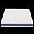 Luxury Cashmere Mattress 160x190 cm 3D model small image 2