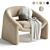 Elegant Armchair Kastaninbaum S975455 3D model small image 1