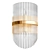 Elegant Gold Tube Wall Lamp 3D model small image 1