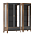 Parisian Chic Display Cabinets 3D model small image 1