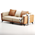 Luxury All-Leather Sofa Model 3D model small image 3