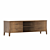 Parisian Chic TV Stand with Four Drawers 3D model small image 3