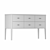 Parisian Chic Console with Six Drawers 3D model small image 4