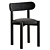 Nebai Chair: Solid & Soft Back 3D model small image 2