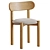 Nebai Chair: Solid & Soft Back 3D model small image 3