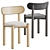 Nebai Chair: Solid & Soft Back 3D model small image 7